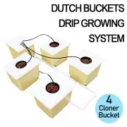 Hydroponics Dutch Buckets Pot Drip Growing Kit DWC Bato Bucket Complete System