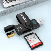 USB 3.0 SD Card Reader, Rocketek 2 Slots Memory Card Reader Micro SD Card