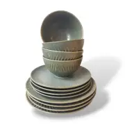Macy's Oake Olive12-Pc. Dinnerware Set, Created for Macy's