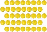 Alipis 100pcs Ball Empty Raffle Balls Bingo Ball 1.1 Inch Plastic Hollow Balls Openable Capsules Containers for Party Favors Surprise Yellow