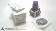 ALLEN BRADLEY 800HC-QRTH2B SER G, 30 MM PUSH BUTTON BLUE PILOT LIGHT, NE #314336