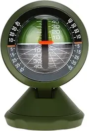 Slope Meter,Inclinometer Car Ball,Outdoor Multifunction Car Inclinometer Equipment Angle Slope Meter Balancer Luminous High Precise Car Compass Clinometer Indicator Level Meter Digital for Dashboard