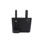 [Valextra] Valextra-Black Bucket Mini Bag-Donna OS OS
