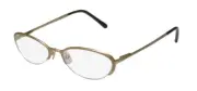 NEW VERA WANG LUXE EPIPHANY II EYEWEAR TITANIUM GOLD CAT EYE WOMENS HALF-RIM YG
