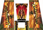 Indiana Jones Pinball Machine Custom CABINET Decal Set