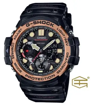 【天龜】CASIO G SHOCK 強悍機能  數位羅盤雙顯錶 GN-1000RG-1A