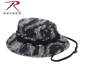 Urban Tiger Stripe Camo Boonie Hat Mil-Spec Ripstop Vented Loops Rothco 5540