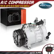 A/C Compressor w/ 6-Groove for Volkswagen Jetta 16-18 Passat 16-18 Beetle 2017 (for: Volkswagen)