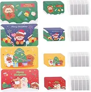 DIY Scratch Off Cards 160pcs Christmas Paper Cards Wishes for Family Gatherings Classroom Games