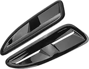 Car Air Intake Car Bright Black Front Hoods Bonnet Vents Air Outlet Cover Trim Fit for Jaguar XKR XK8 Hood Scoops
