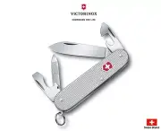 Victorinox Swiss Army Knife 83mm 9 Functions Cadet Alox Pocket Tools 0.2601.26