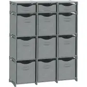 12 Cube Closet Organizers And Storage | Includes All Storage Cube Bins | Easy...