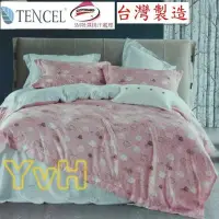 在飛比找Yahoo!奇摩拍賣優惠-=YvH=雙人床包兩用被四件組 Tencel 台灣製 萊麗絲