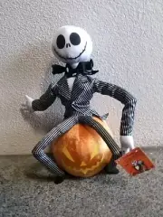 Halloween Disney Nightmare Before Christmas Jack Skellington Pumpkin Greeter