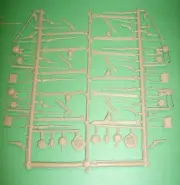 Tan Plastic 140 Pc ACW Western Accessories Battle Set Marx MPC? New On Sprues!