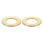2Pcs Brass Flat Washer, M33x59x2.5mm Brass Washer Assortment for Screws Bolts