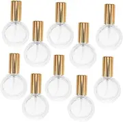 10pcs Refillable Glass Bottles Travel Atomizers for Fragrance Easy Spray Empty Scent Containers Portable Design for Travelers and Daily Use