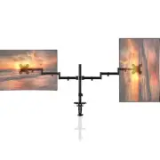 Dual Monitor Stand for 13-32inch Screen,Extra Long Monitor Arm Desk Mount,Ful...