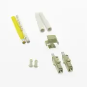 LC UPC Multi-mode Duplex Fiber Optic Cable Connector 0.9mm New