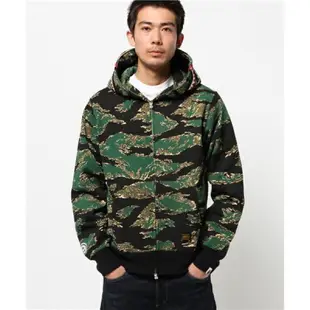 A BATHING APE BAPE TIGER CAMO SHARK FULL ZIP HOODIE 虎紋 鯊魚 外套