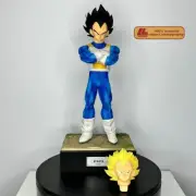 Anime Dragon Ball Z Vegeta with folded arms 2 heads BIG Battle Figure Toy Gift