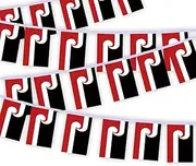 20 PCS Maori Flag Bunting,20 FT Maori String Decoration, Decor Banner for Outdoor Indoor Patio Yard Classroom Club