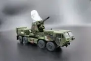 1/72 U.S HEMTT A4 Tank Mobile Dense Array NATO Tricolor Finished Model