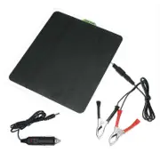 22w Solar Panel 12v Trickle Charger Battery Charger Kit Maintainer Boat Rv Car Outdoor