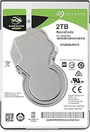 Seagate 2TB 2.5' Barracuda, 5400RPM 7mm 128MB Cache Notebook/Laptops HDD (ST2000LM015)