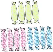 Healvian 24pcs Toe Separators Candy Shape Toe Stretchers Finger Divider Spacer Nail Art Tools