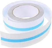 KICHOUSE Slip Traction Tape Luminous Non Slip Strips for Stairs Steps Floors Peva Material Easy Installation Enhanced Visibility Low Light for Indoor Outdoor Use Blue