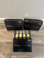 3 Boxes Titleist Pro V1 Golf Balls Yellow, 12 Pack