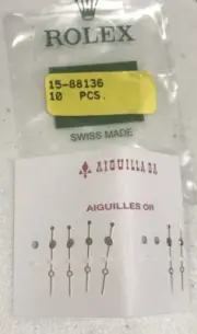 Rolex Seconds Hand 15-88136 Yellow Gold Genuine Model 16613 16781 Price Per Hand