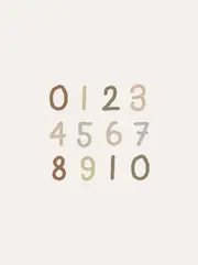[Namly Design] Poster - Numbers Design