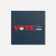Vote Lockdown President Election 2020 USA 4'' X 4'' Square Wooden Coaster