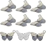 [ARTIBETTER] Butterfly Pendant Charms Jewelry for Making Charm Bracelet Pendants Crafting Supplies Trinkets Bracelet Charm Alloy