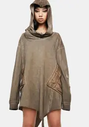 [DARKER WAVS] Atmosphere Unisex Patch Pocket Long Sleeve Top