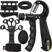 Grip Strength Trainer with Hand Grip Strengthener, Finger Exerciser, Hand Ext