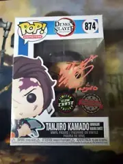 Demon Slayer Funko Pop Tanjiro Kamado Special Edition 874 CHASE GLOW AUTO