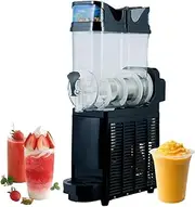 15L Commercial Ice Slush Machine, 380W Professional Frozen Drink Slushy Machine, Margarita Making Machine, Slushie Maker Machine for Soft Ice Drink, Juice, Tea, Coffee