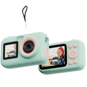 Kids Camera Dual Screen 1080P 44MP HD Digital Video Camera for Boys Girls Ages 3-10(Green)