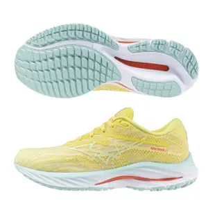 【MIZUNO 美津濃】女慢跑鞋 一起運動 WAVE RIDER 27 23AW(J1GD230)