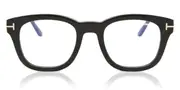 Tom Ford FT5542-B Blue-Light Block 001 Men's Glasses Black Size 50 - Private Health Rebate - Blue Light Block Available