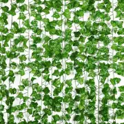 12 Strands 84Ft Fake Vines for Bedroom with Fake Leaves, Cute Artificial Hang...