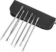 1Set Professional Blackhead Removal Tool Kit Reusable Extractors for Daily Use Wear Resistant Needles for Whiteheads Pimples Portable Skin Care