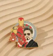 Super Hearo's - Tony Stark/Iron Man Glow in the dark Lge Enamel Pin