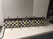 Unique Wall -Mounted Coat Rack: Hand Painted 5 Hooks & E Hooks/choice