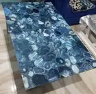 Blue Agate Stone Countertop Agate Dining & Coffee Tabletop, Agate Countertop Art