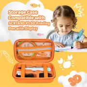 Kids 3D Pen Storage Case Handbag Box For SCRIB3D P1 3D Printing Pen with Display