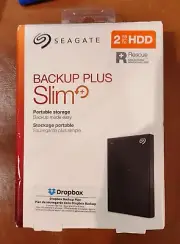 Seagate Backup Plus Slim 2TB External Hard Drive Portable HDD STHN2000400